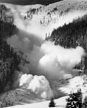 An avalanche An avalanche